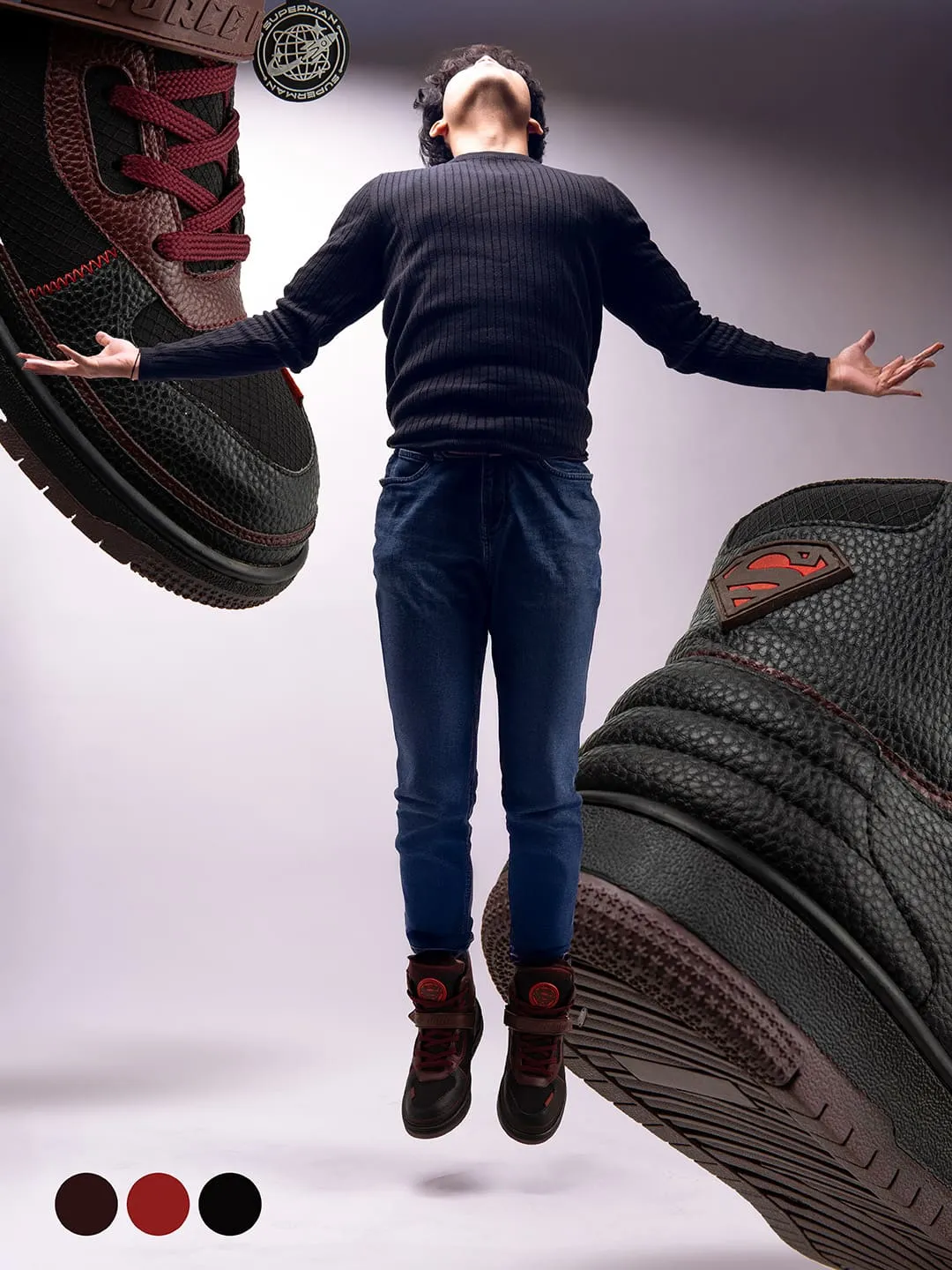 Superman with Bacca Bucci: Step Into the Legend Veja Volley Sneakers