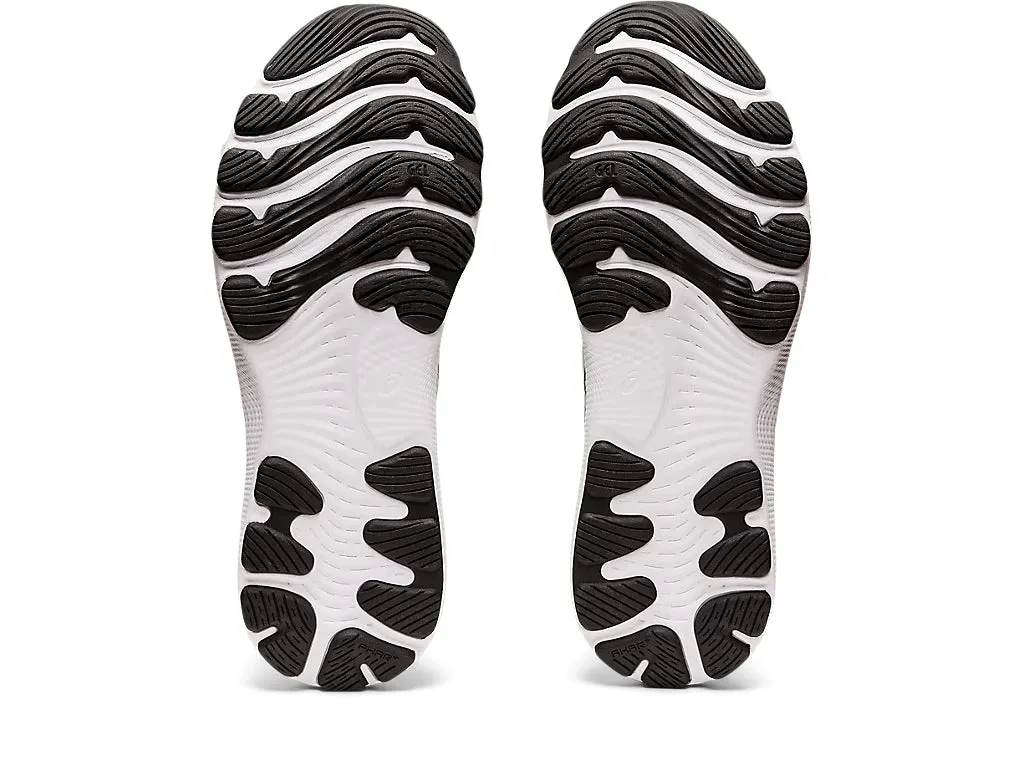 Carbon Plated Asics Shoes ASICS Men's GEL-NIMBUS 24 (White/Black)