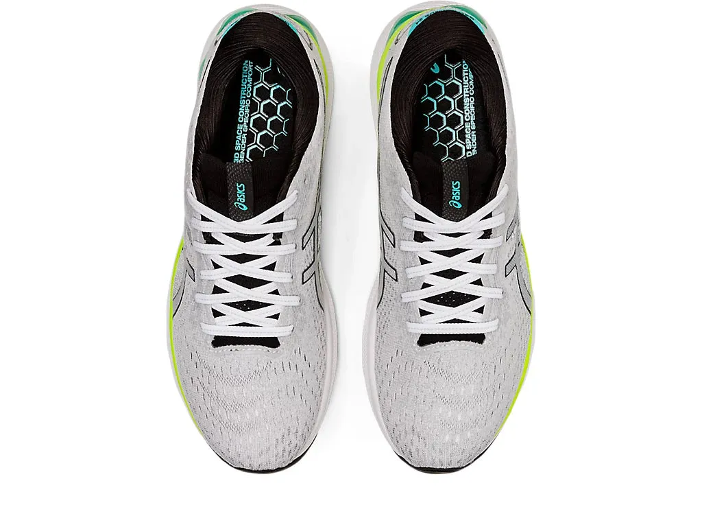 ASICS Men's GEL-NIMBUS 24 (White/Black) Asics Shoes Gel Quantum