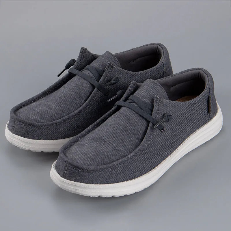 Chinos With Loafers Men Loafers Fashion Canvas Shoes