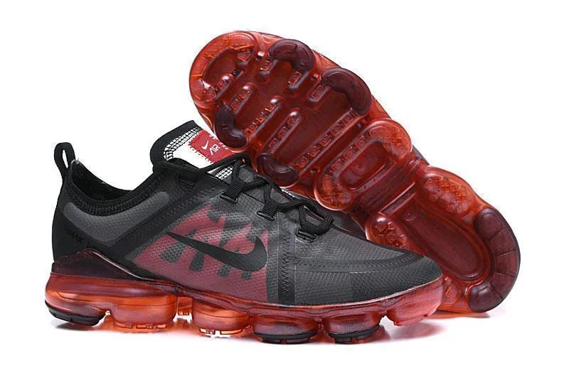 Nike Air Vapormax 2019  'Black Bordeaux' Shoes Sneakers Men Women Sale Size US 7-11 Asics Competition Running Shoes