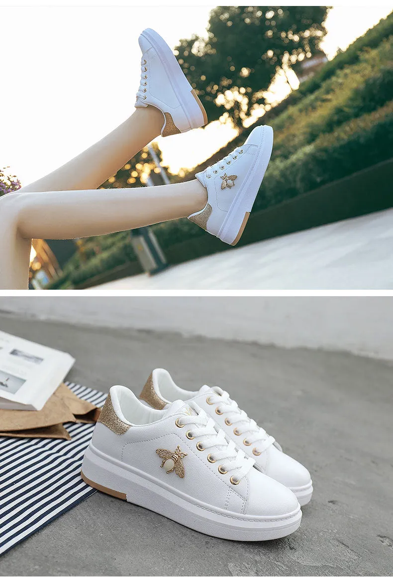 Fashion Breathable PU Leather Platform Sneakers Shopping Sneakers New York