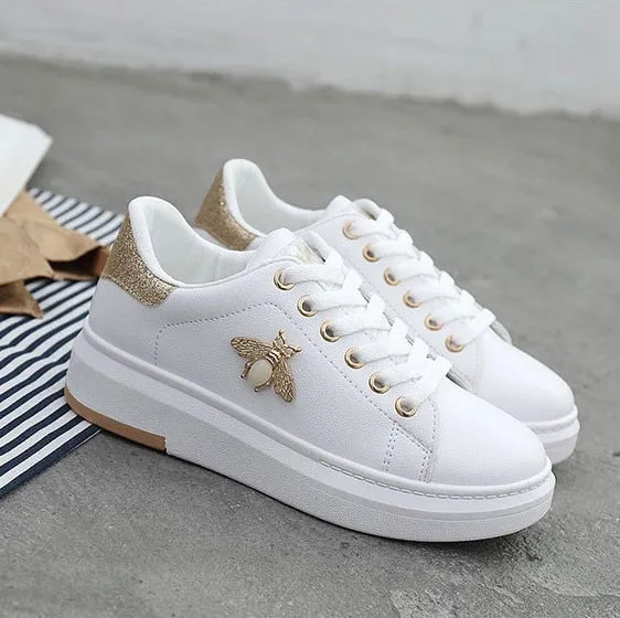Fashion Breathable PU Leather Platform Sneakers Vince Blair Sneakers