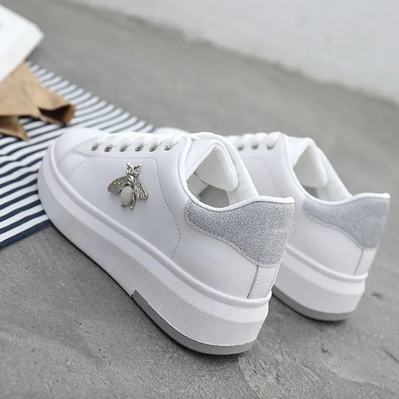 Sneakers Roller Fashion Breathable PU Leather Platform Sneakers