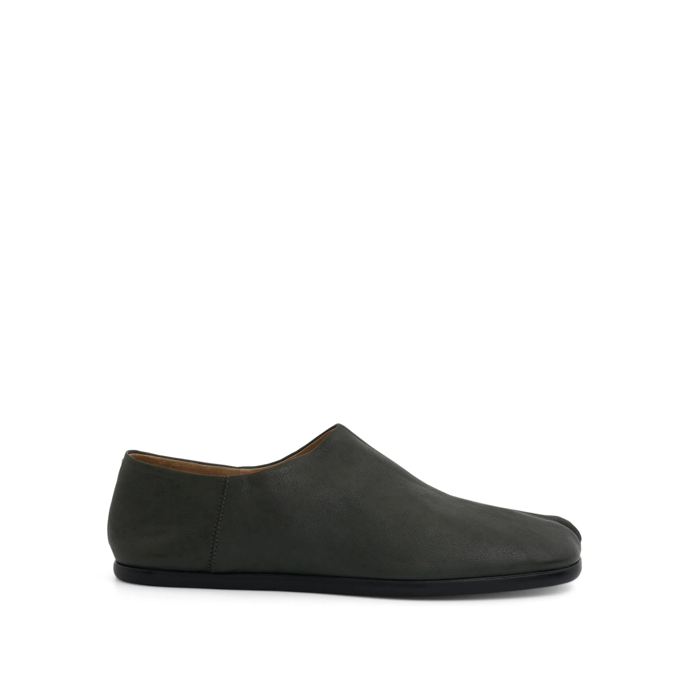 New Loafers Tabi Babouches in Dark Grey