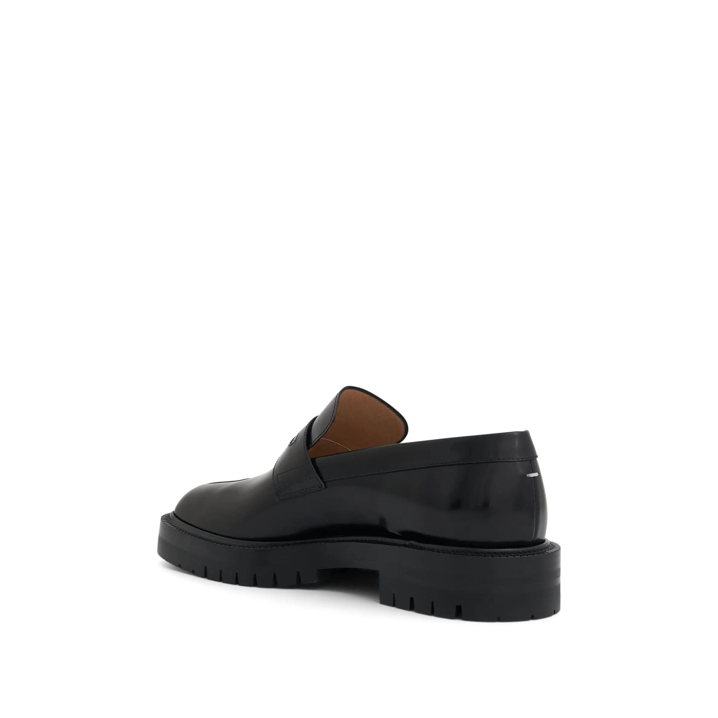 Tabi Loafers Chunky Sole in Black Gianni Versace Loafers