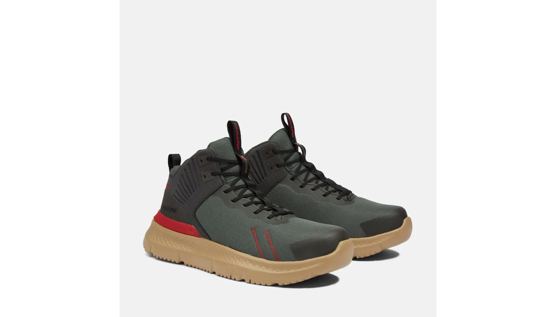 Timberland PRO Setra Comp-Toe Athletic Work Boots Men's Green 8 Inch Vs 6 Inch Work Boots