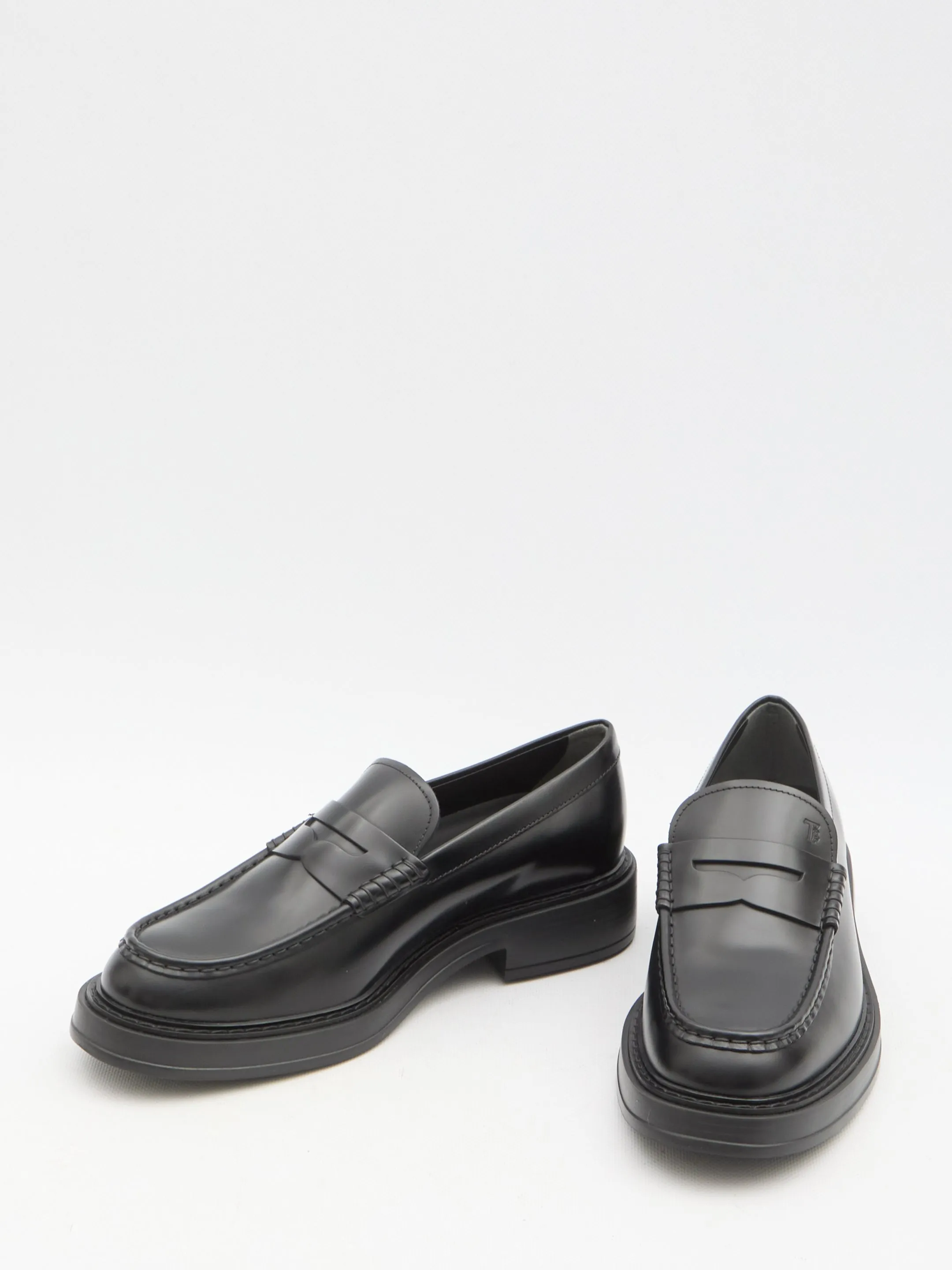 High Top Loafers Tod's Leather Loafers