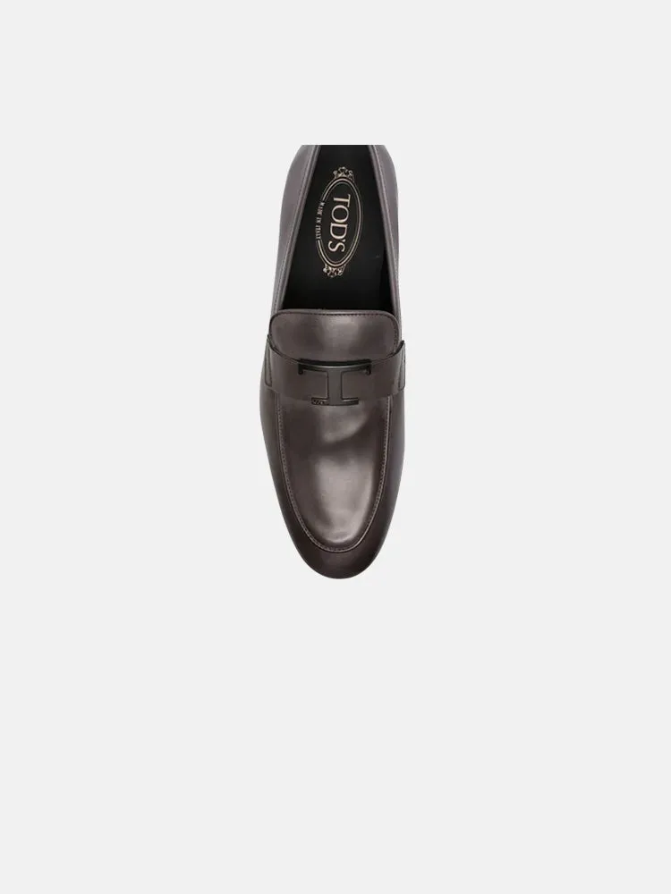 Tods Timeless Leather Loafers Morjas Penny Loafers