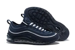 Nike Air Max 97 Dark Blue White Shoes Sale Men Size US 7, 8, 8.5, 9, 10, 11 Support Asics Running Shoes