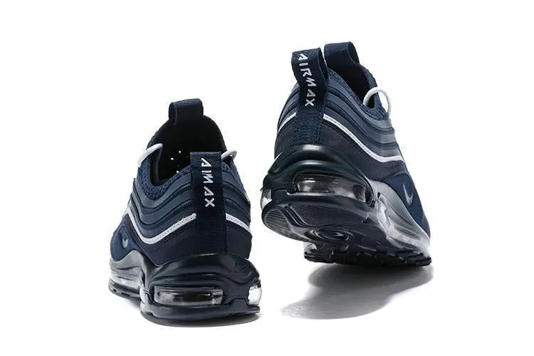 Asics Skate Shoes Australia Nike Air Max 97 Dark Blue White Shoes Sale Men Size US 7, 8, 8.5, 9, 10, 11