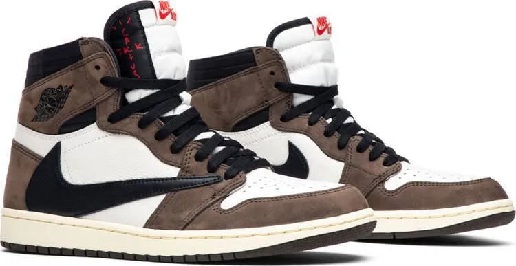 Travis Scott x Nike Air Jordan 1 Retro High OG 'Mocha' Sneaker Shoes Sale Men Size 7-13 Volleyball Shoes Asic