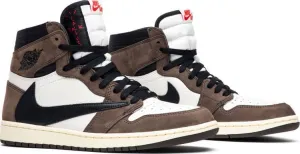 Travis Scott x Nike Air Jordan 1 Retro High OG 'Mocha' Sneaker Shoes Sale Men Size 7-13 Asics 25 Running Shoes
