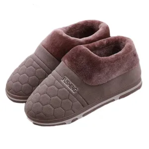 Cloud Cushion Slides Groovywish Back Wrap Men Warm Slippers Thick Fur Comfy Indoor Shoes