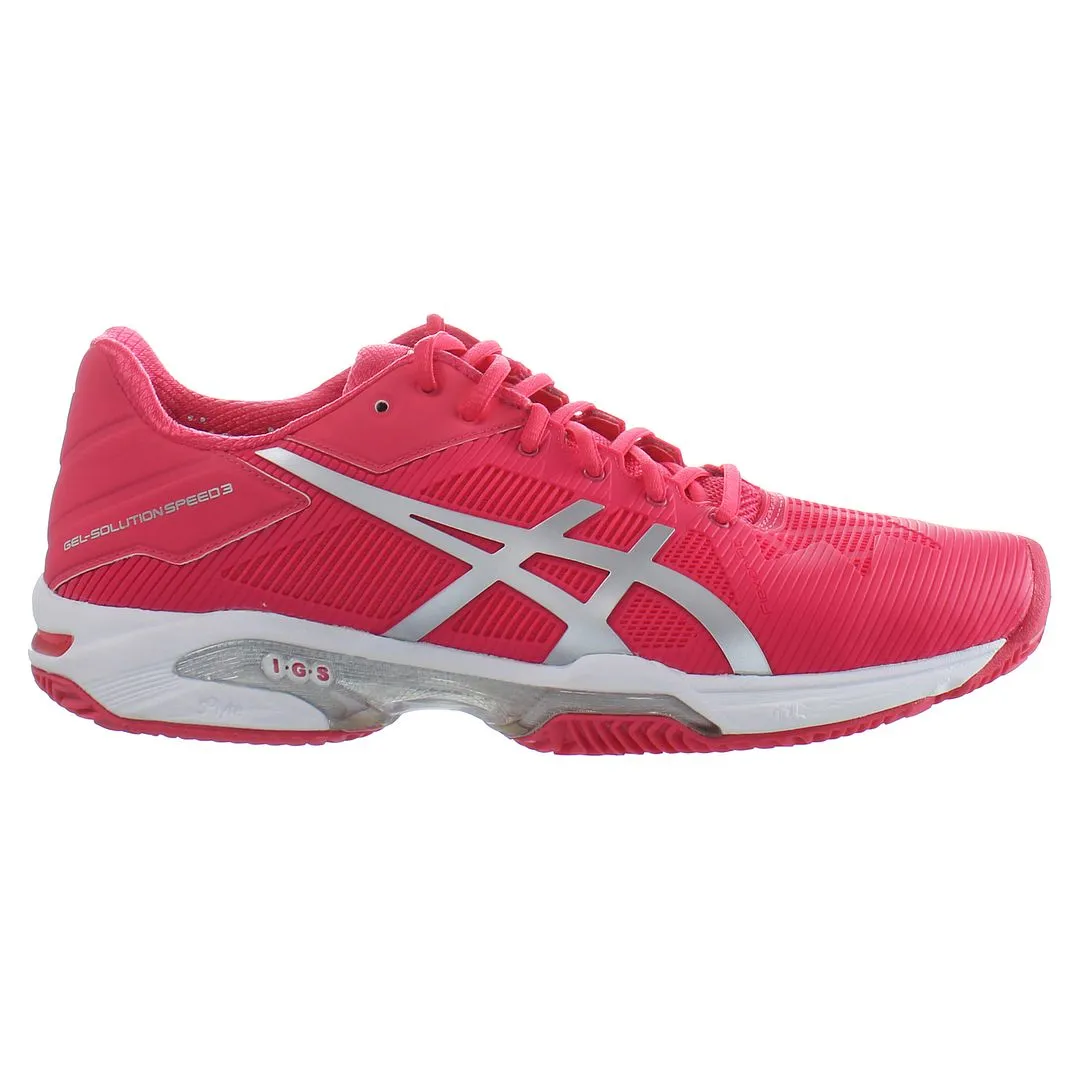 Best Asics Table Tennis Shoes Asics Gel-Solution Speed 3 Clay Womens Pink Padel Shoes