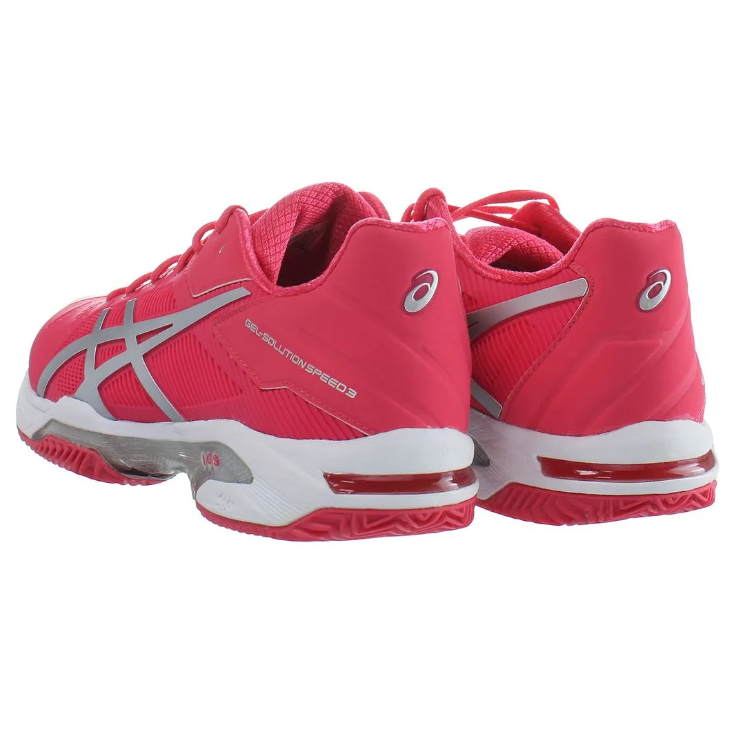 Asics Workout Shoes Asics Gel-Solution Speed 3 Clay Womens Pink Padel Shoes