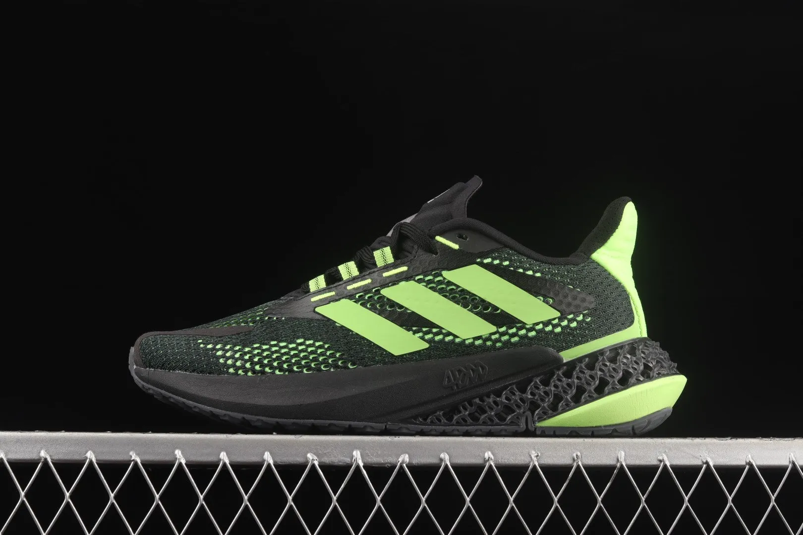adidasMens 4DFWD Pulse - Core Black /Signal Green Adidas Shell Toe Athletic Shoes
