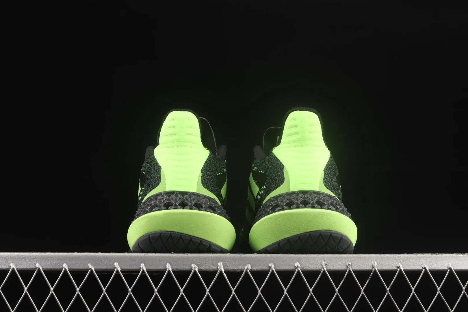 adidasMens 4DFWD Pulse - Core Black /Signal Green Rod Laver Adidas Shoes