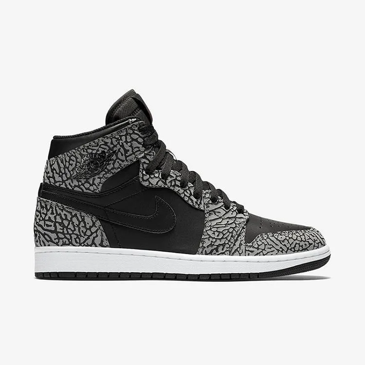 Nike Air Jordan 1 Black Elephant Shoes Basketball Men !!! CYBER MONDAY SALE !!! Asics Best Wrestling Shoes