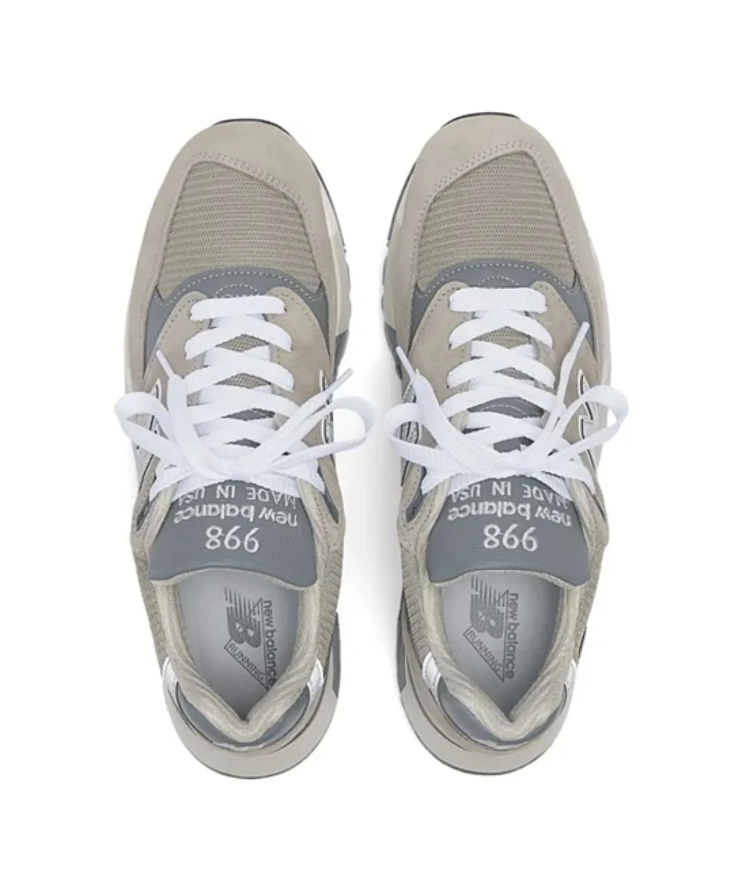 U998GR New Balance White Brown