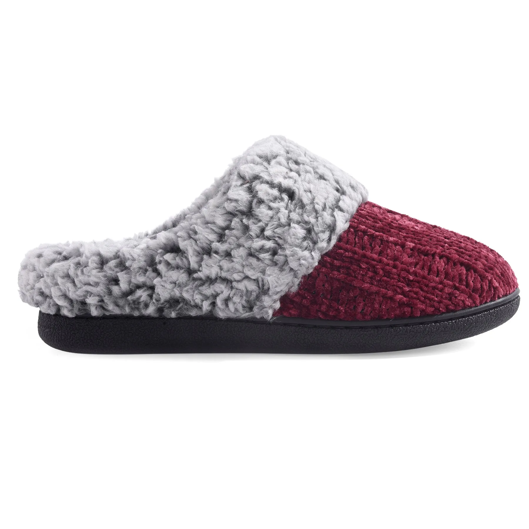 VONMAY Women's Slippers Chenille Knit Slip-on Soft House Shoes Memory Foam Indoor Outdoor Enchanted Slippers