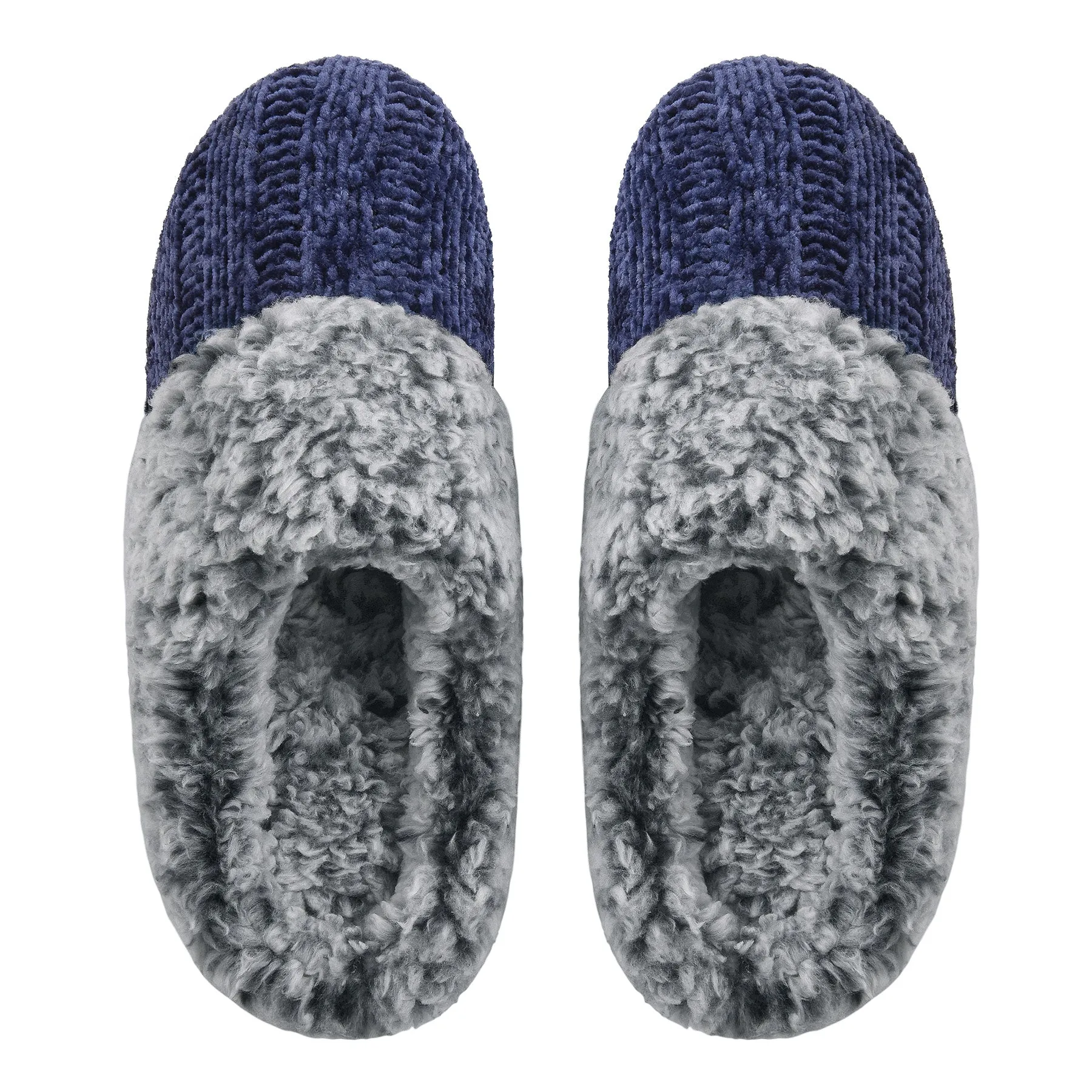 Silly House Slippers VONMAY Women's Slippers Chenille Knit Slip-on Soft House Shoes Memory Foam Indoor Outdoor