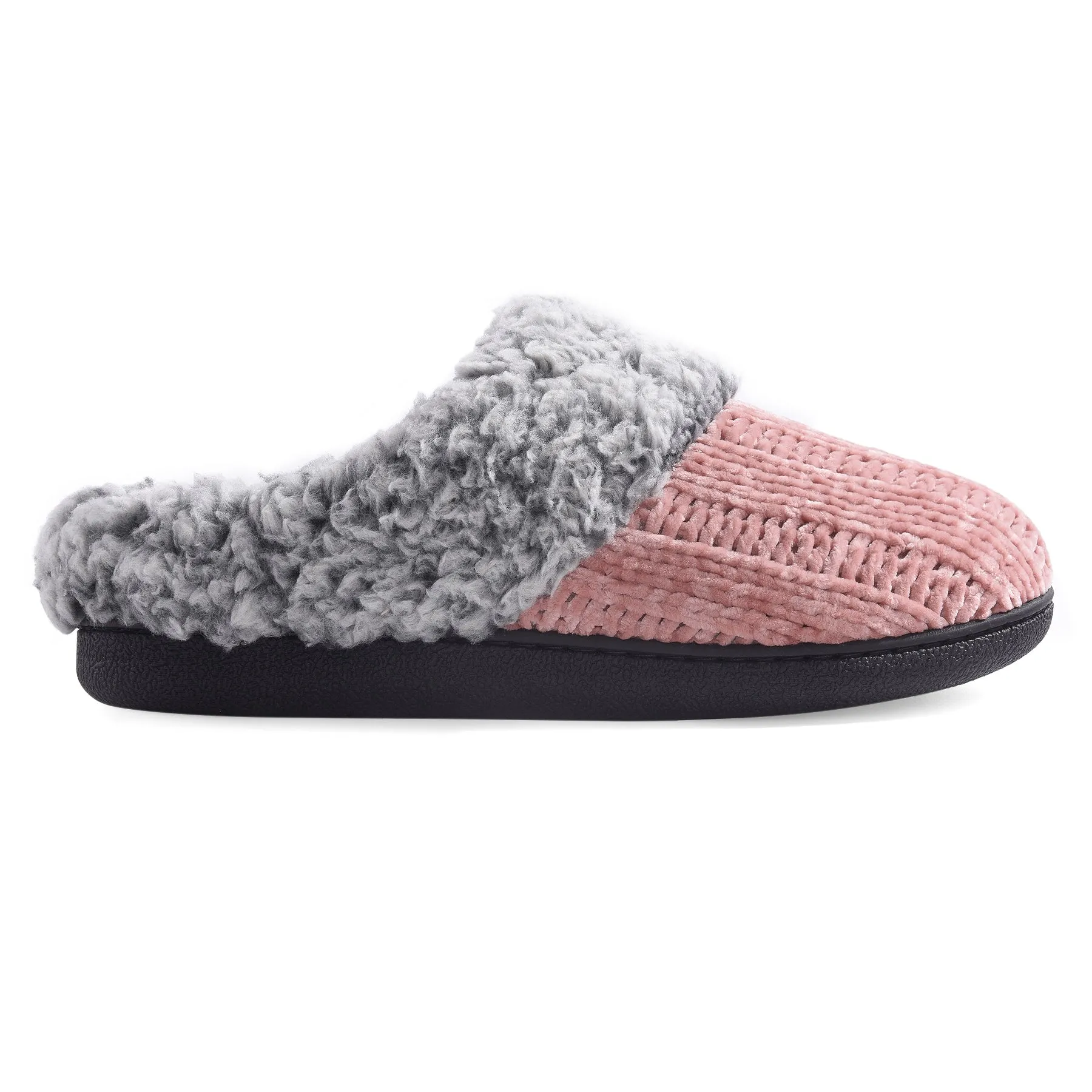 Therapeutic Slippers VONMAY Women's Slippers Chenille Knit Slip-on Soft House Shoes Memory Foam Indoor Outdoor