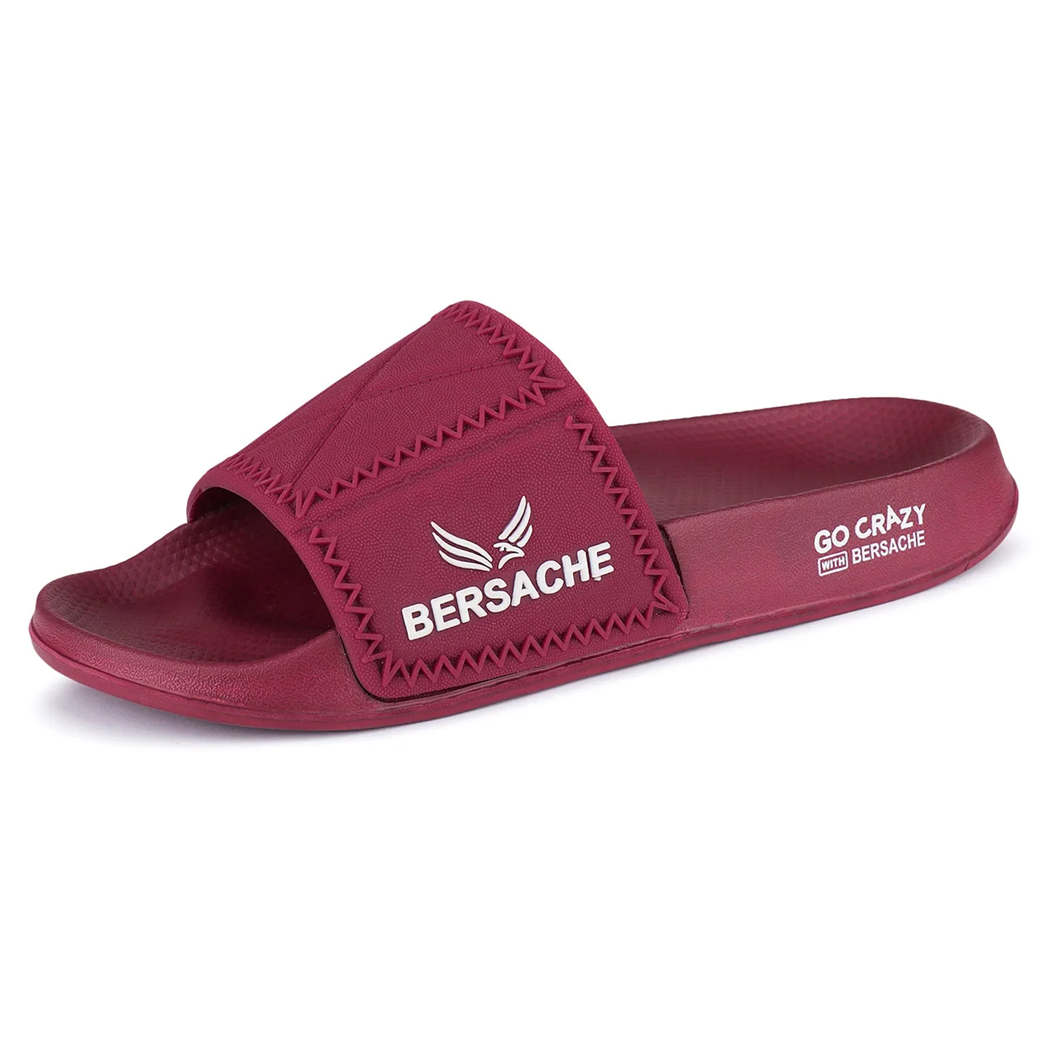 Bersache Extra Soft Classic Casual with Back Strap Regular wear with Ultra Soft & Flexibility Technology Flip-Flop for Men's/ boy,s - 6043 (Red) Clouds Slippers