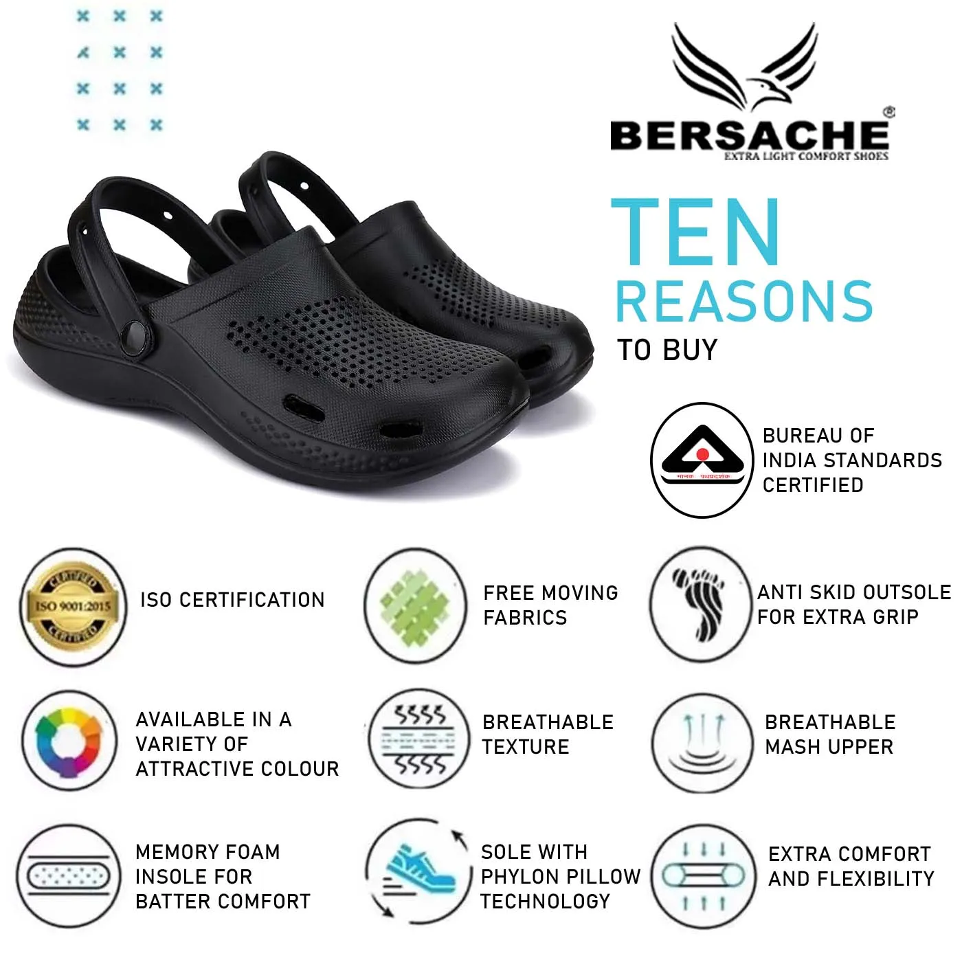 Slippers With Pom Poms Bersache Extra Soft Classic Casual with Back Strap Regular wear with Ultra Soft & Flexibility Technology Flip-Flop for Men's/ boy,s - 6011 (Black)
