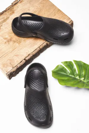 Arch Slippers Bersache Extra Soft Classic Casual with Back Strap Regular wear with Ultra Soft & Flexibility Technology Flip-Flop for Men's/ boy,s - 6011 (Black)