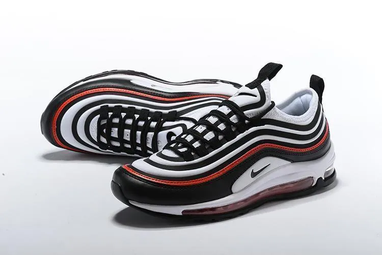 Nike Air Max 97 White Black Red Shoes Sale Men Size US 7-11 Asics X Packer Shoes
