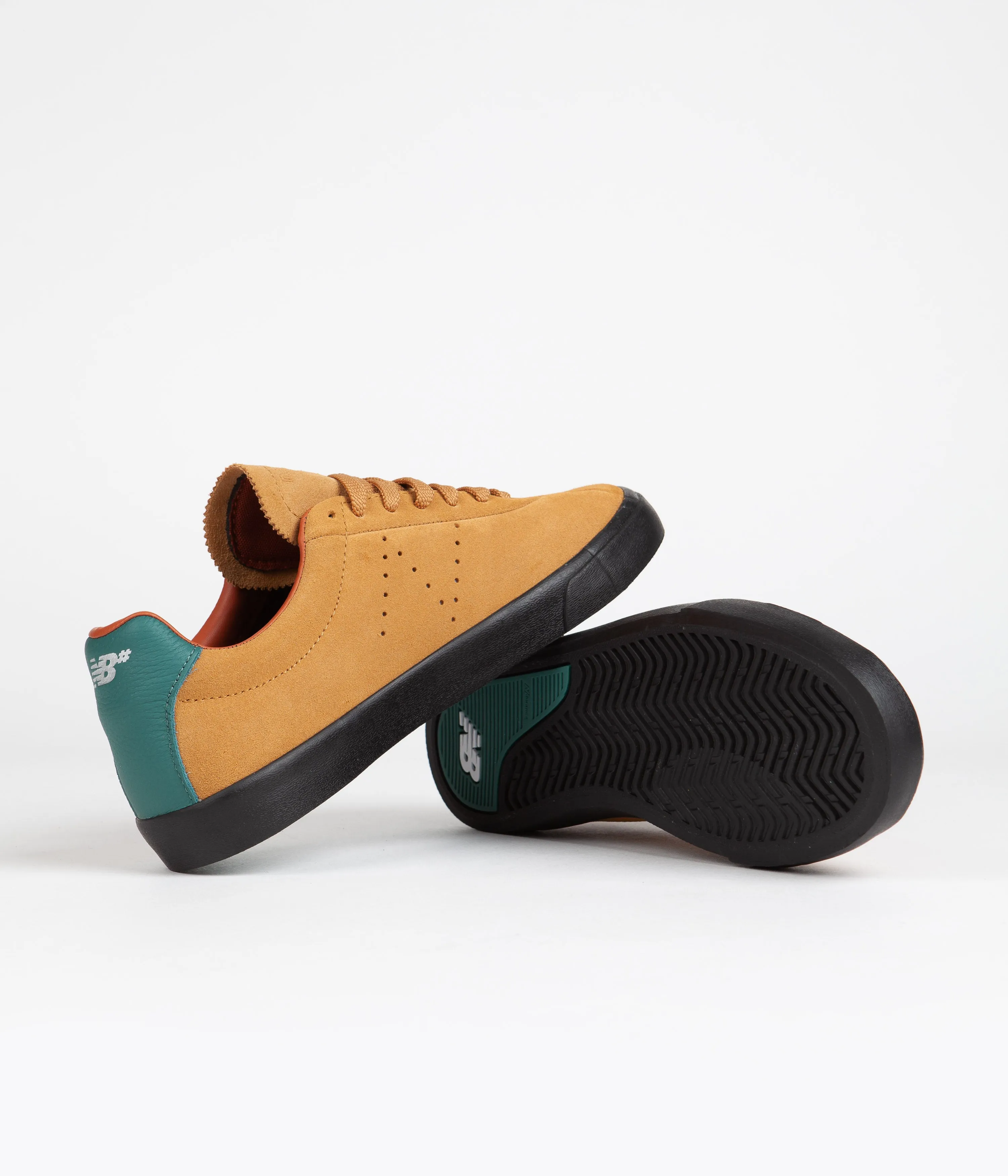 New Balance Numeric 22 Shoes - Tan New Balance Blue Suede