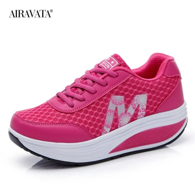 Women's Walking Shoes Fashion Lightweight Breathable Sneakers Top Sneakers 2024