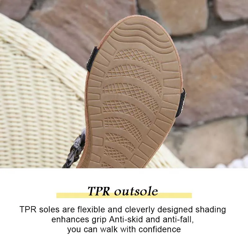 Soft Sole Flip Flops Women's Bohemia Beach Flat Sandals