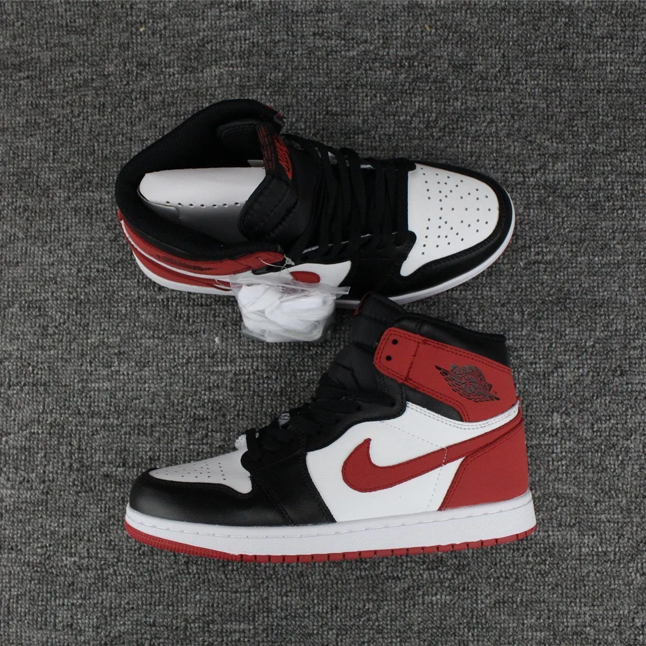 Nike Air Jordan 1 High Retro OF 6 Ring Whie Black Red Shoes Basketball Men Size US 7 - 13 Purchase Asics Shoes