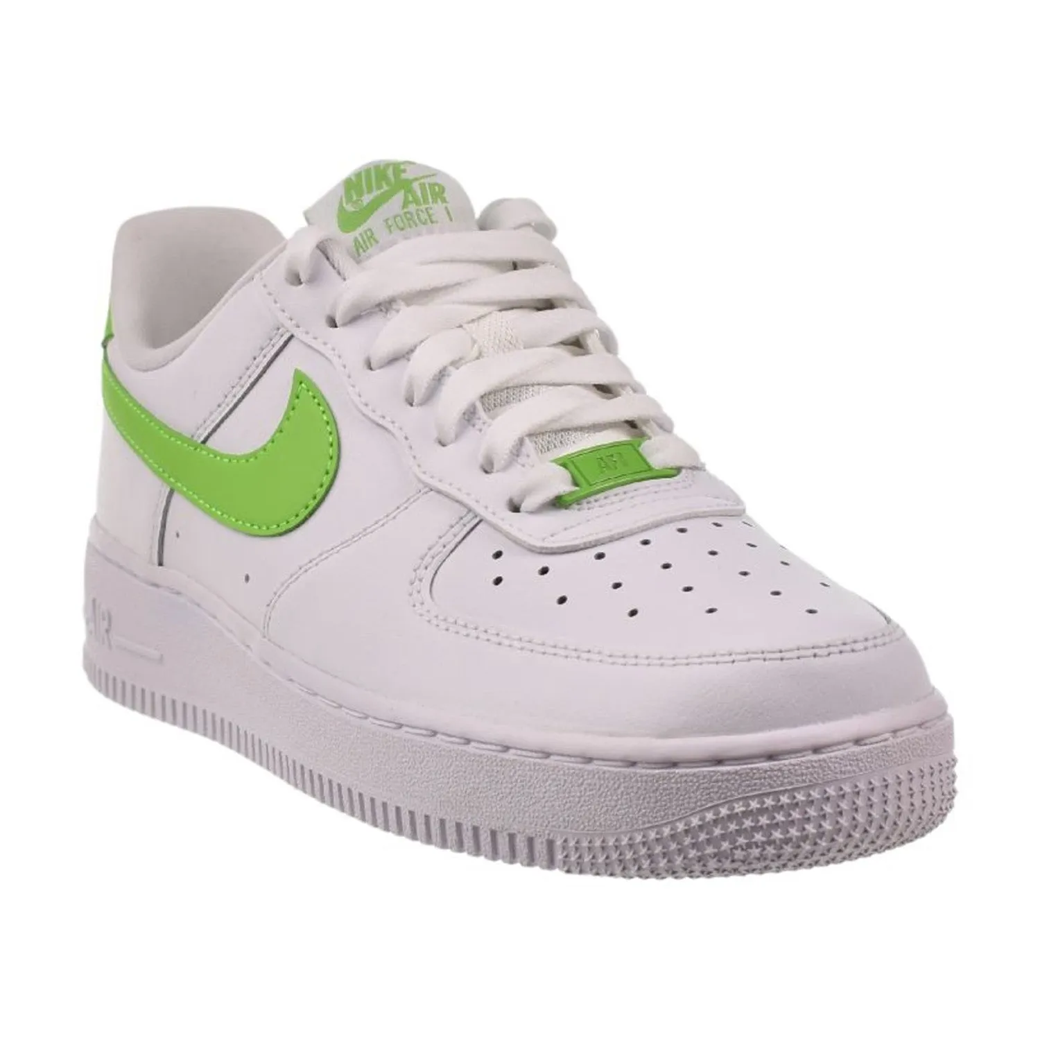 Nike Air Force 1 Low Women's Shoes White-Action Green Olympic Asics Shoes