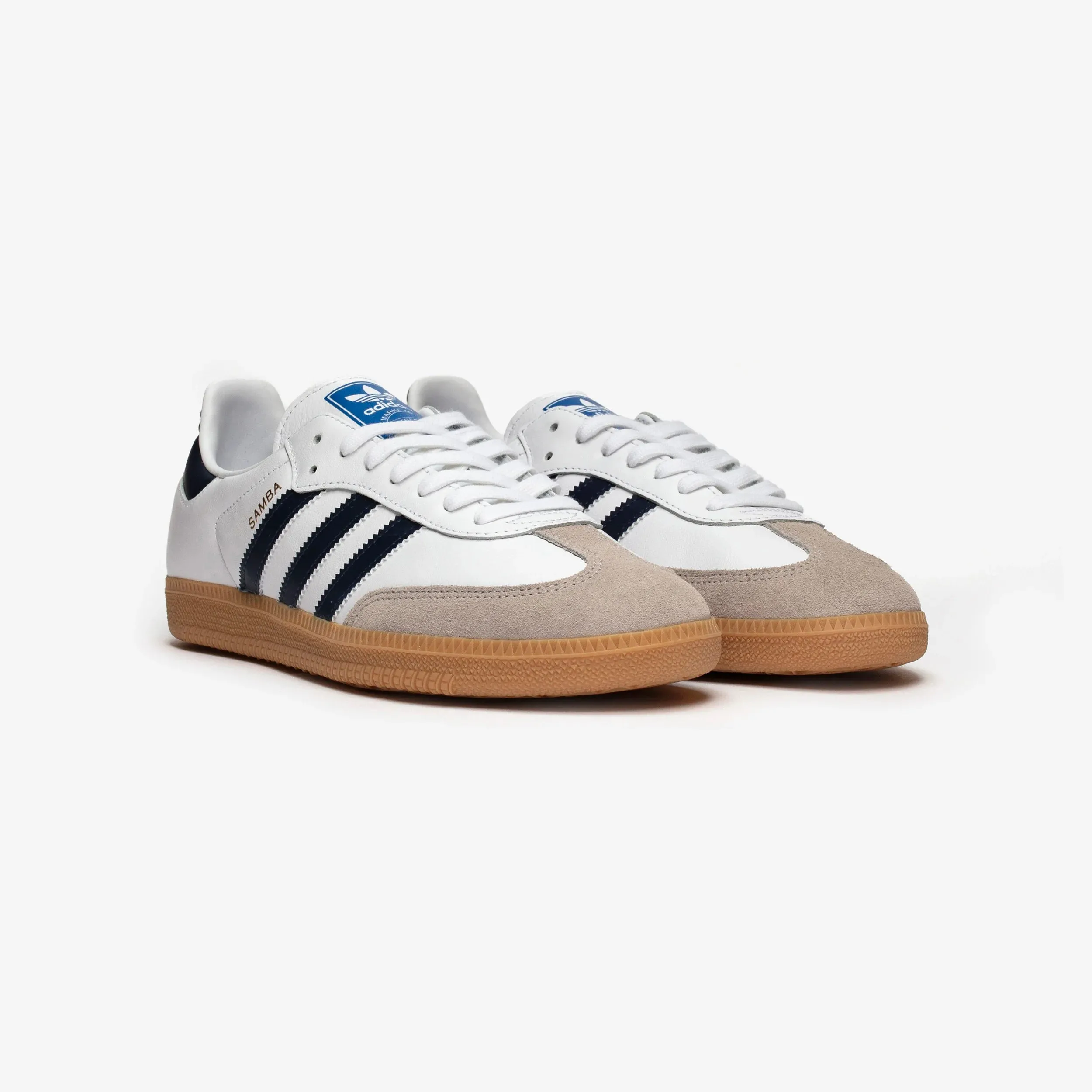 Adidas Samba OG Cloud White / Night Indigo / Gum Shoes Sneakers Adidas