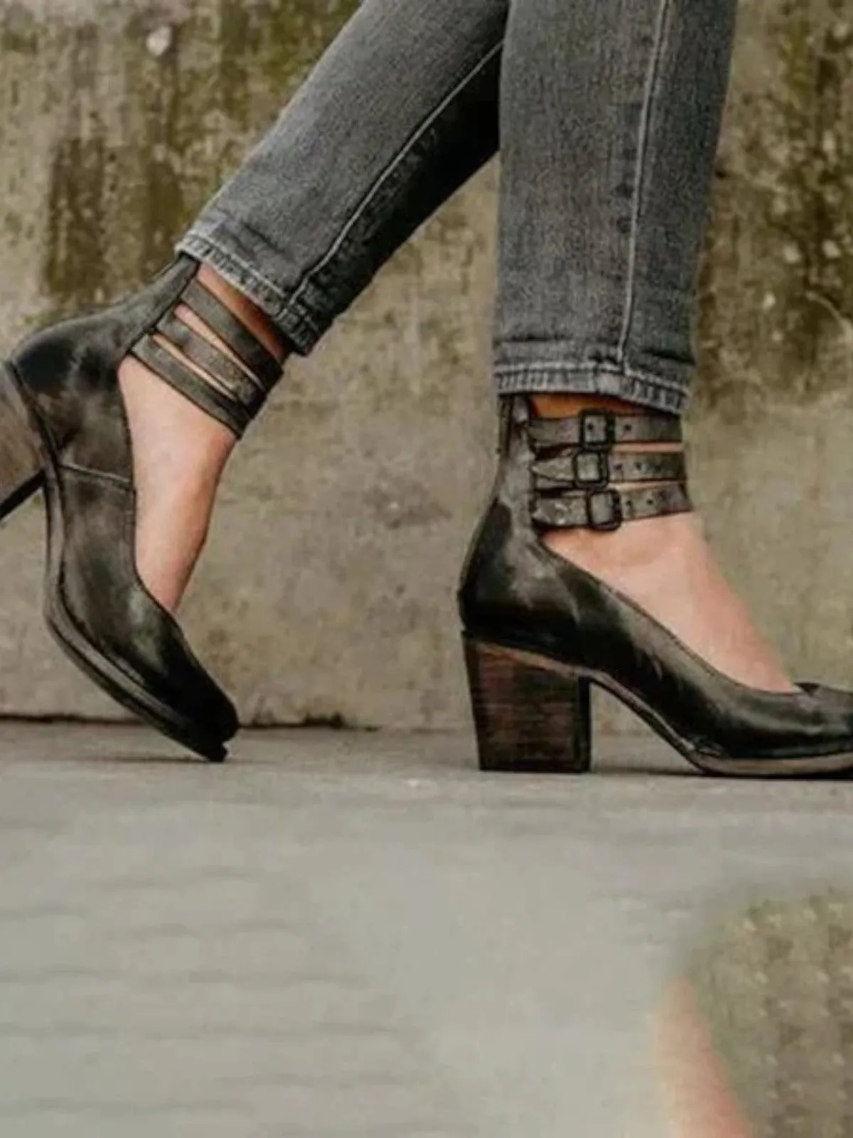 Flira Elegant Ankle Strap Pumps Sandals Resorts Royal Bahamian