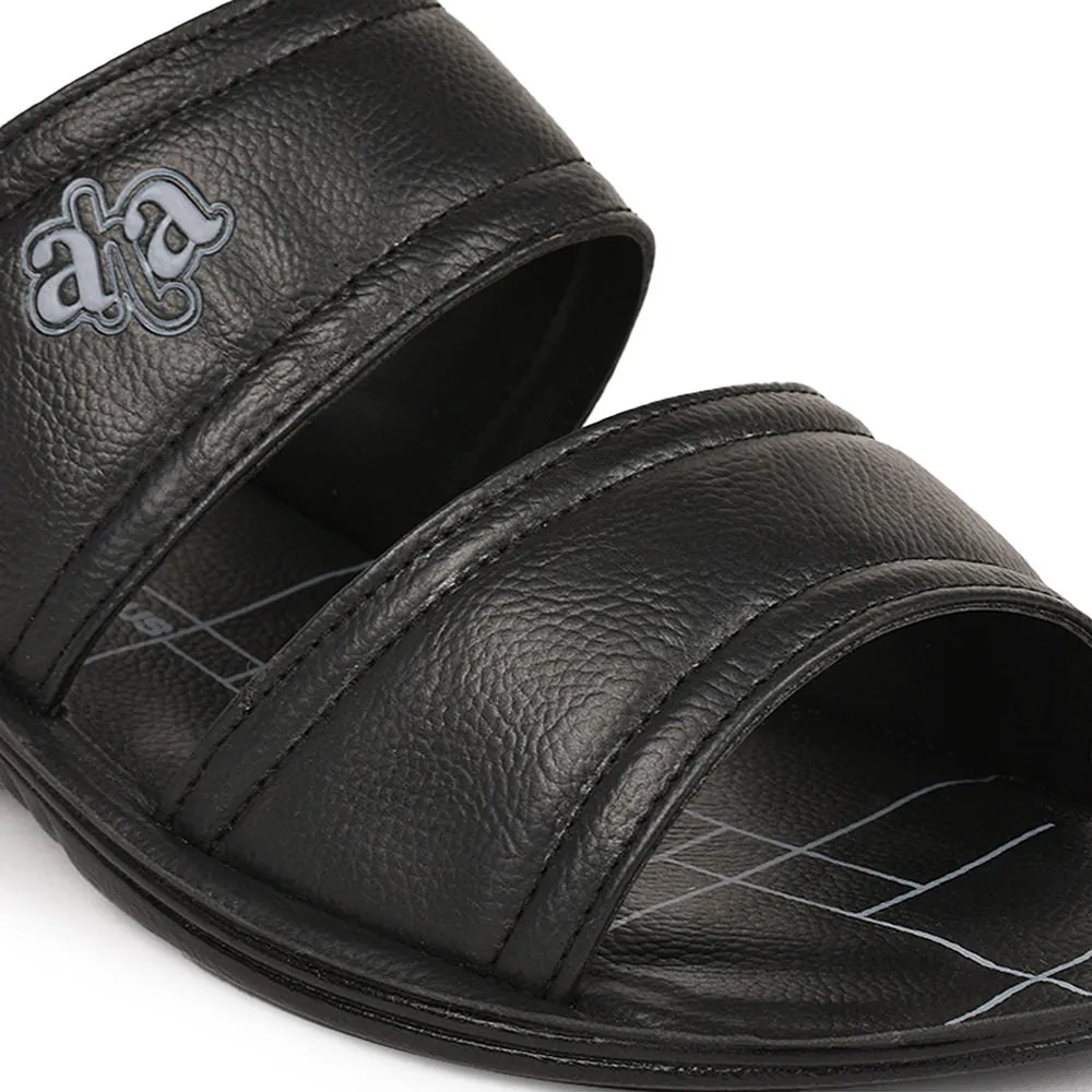 Doxie Slippers A-HA By Liberty GHD-50 Casual Black Slipper For Men