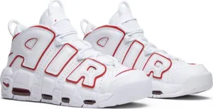 Nike Air More Uptempo 'White Varsity Red' Sneaker Shoes Basketball Men !!! CYBER MONDAY SALE !!! Original Asics Wrestling Shoes
