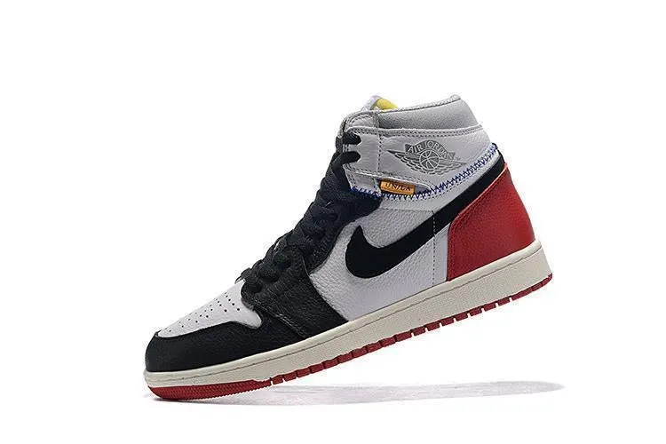 Union x Nike Air Jordan 1 Retro High 'Black Toe' Shoes Basketball Men Sale Size US 7 - 13 Asics Shoes Sg