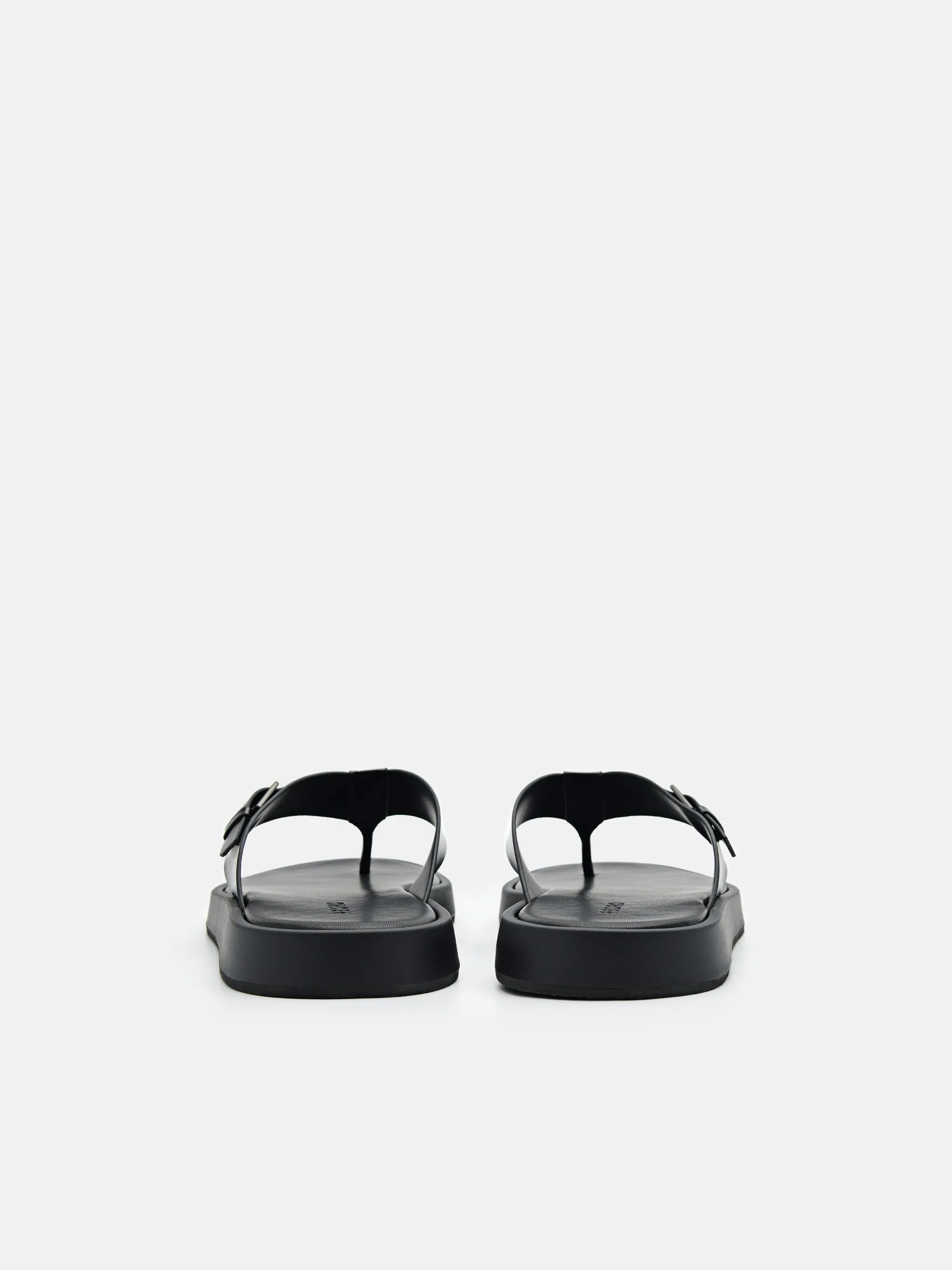 Buckle Thong Sandals Closed Toe And Heel Sandals
