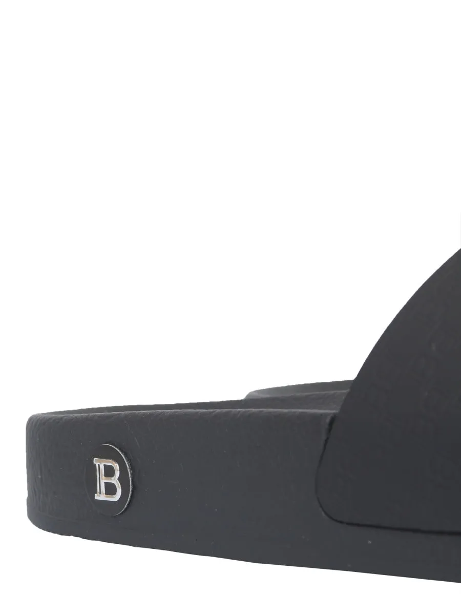 Best Sandals Arch Support Balmain Calypso Logo Detail Slides