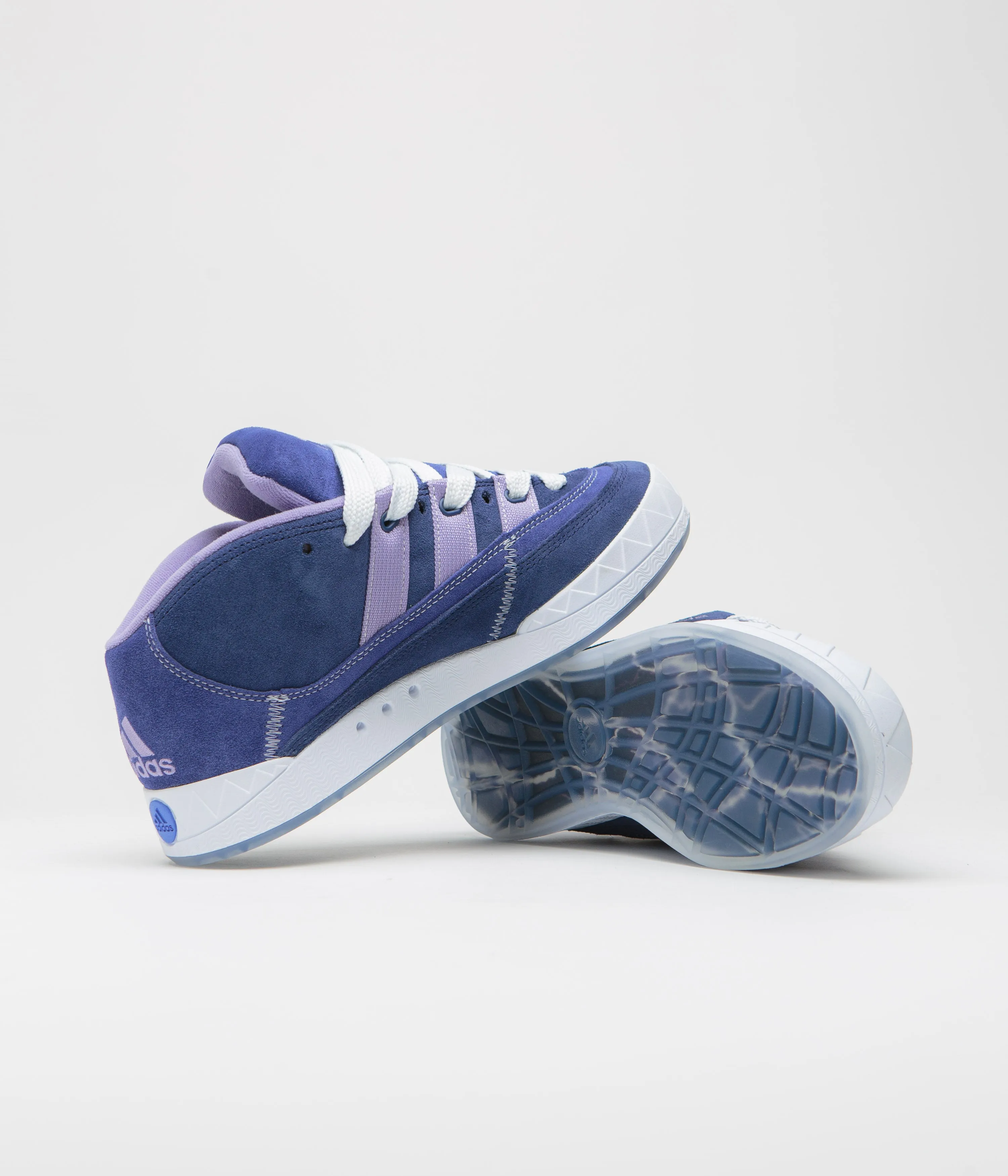 Adidas Harden Vol 7 Basketball Shoes Adidas x Maite Adimatic Mid Shoes - Victory Blue / Magic Lilac / Dark Blue