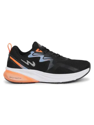 DOSE Black Men's Running Shoes Good Running Shoes With High Arches