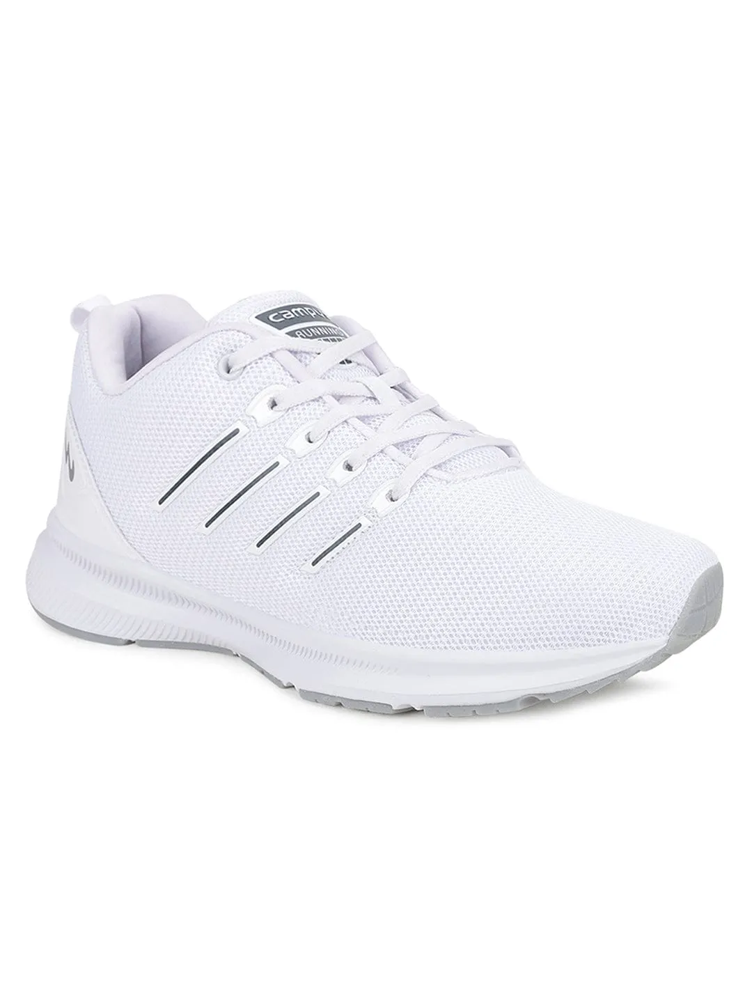 VACUM White Men's Running Shoes Best Shock Absorbing Running Shoes