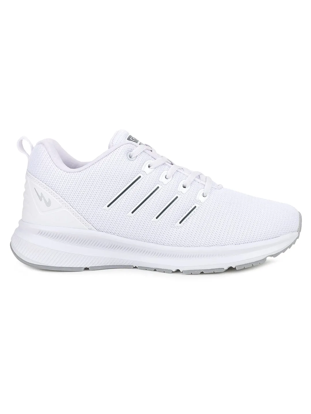 Best Shoes To Run A Marathon VACUM White Men's Running Shoes