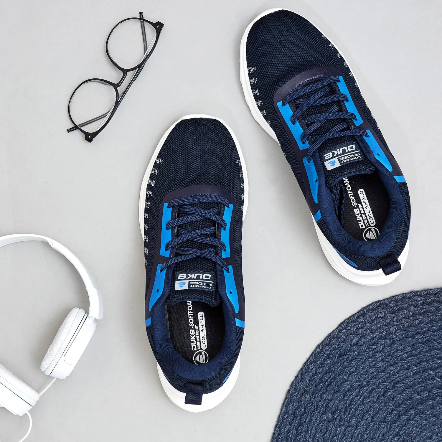 Duke Men Sports Shoes (FWS2012M) Stability Running Shoes For Pronation