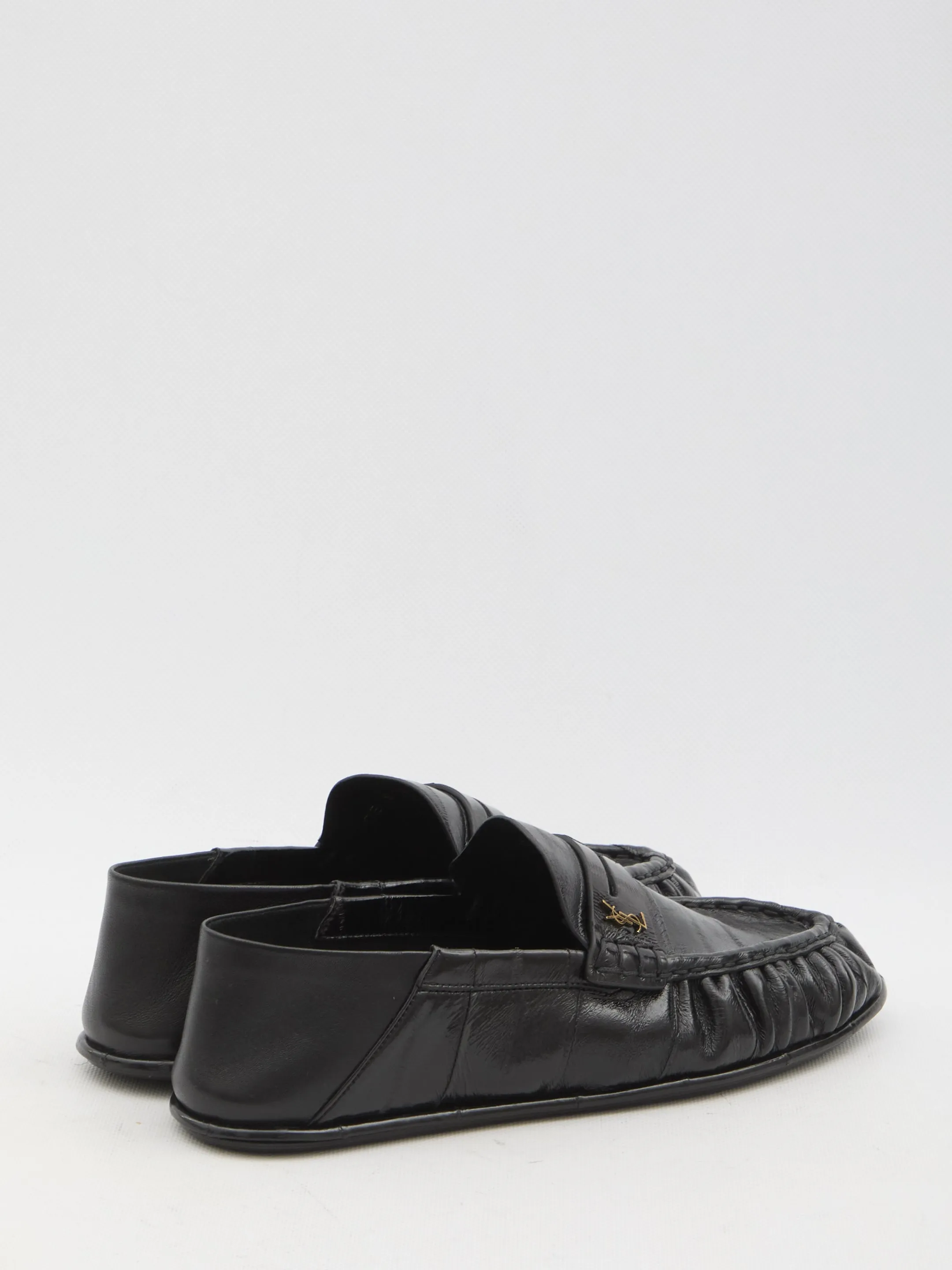 Michael Kors Penny Loafers Saint Laurent Mocassins With Gathered Effect