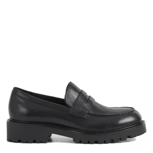 Vagabond Women's Kenova Loafer in Black Leather Penny Loafers Leather